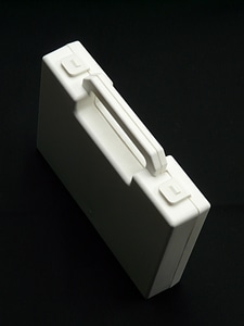 White closed container