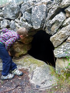 Stone child curiosity