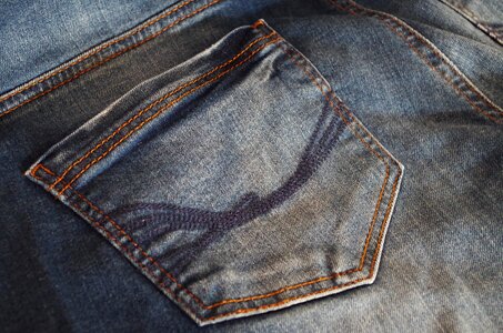 Jeans pocket substance photo