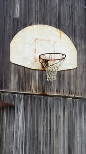Barn gray basketball photo