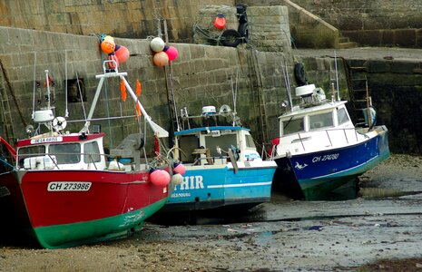 Barfleur port trawlers