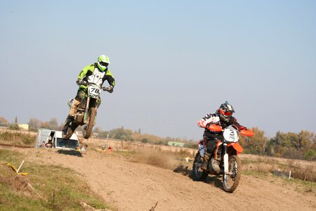 Motocross motorcycle racing engine