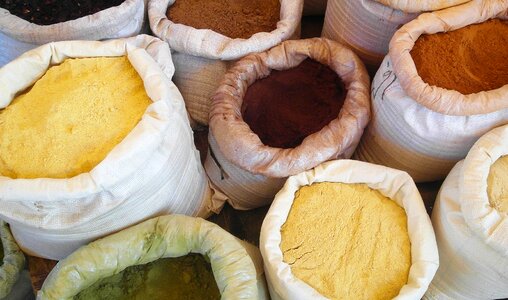 Marrakech oriental market photo