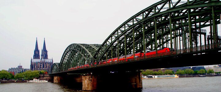 Rhine water bridge photo