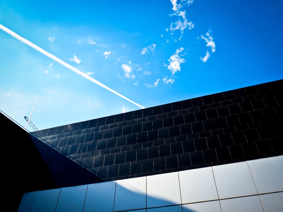 Facade art geometric