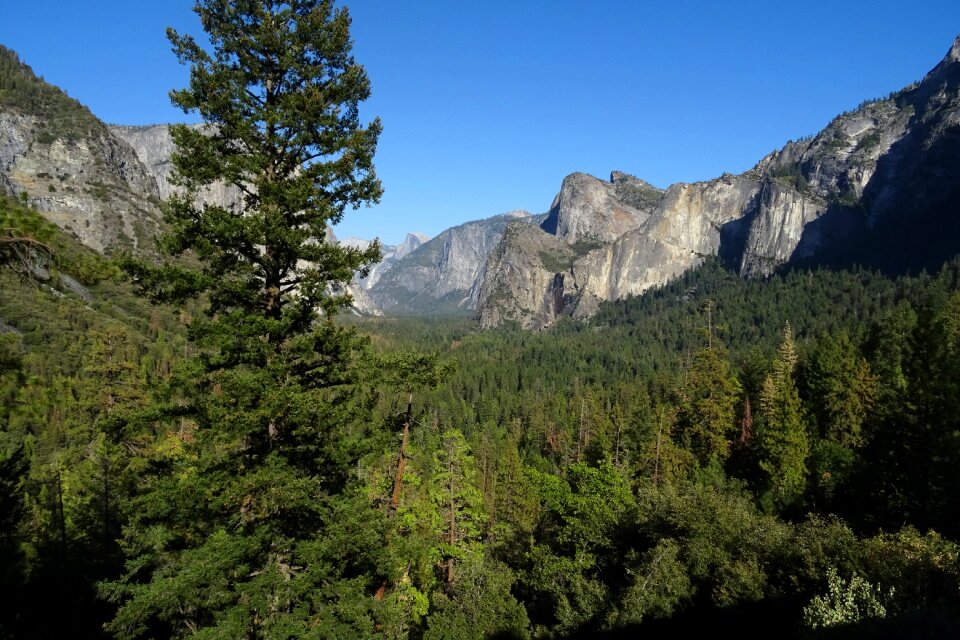 Rock formation granite scenic