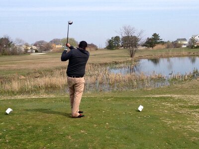Golfer man