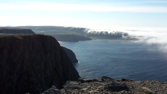 Rock cliff coast