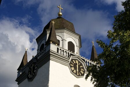 Church steeple european photo
