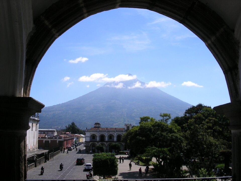 Antigua guatemala volcan di agua
