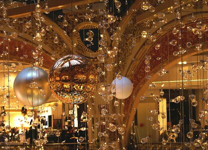 Bubbles christmas decoration the interior of the
