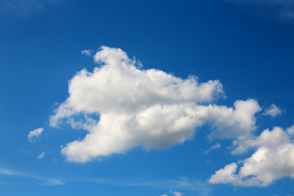Blue blue sky clouds