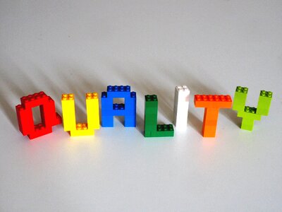 Quality lego letters