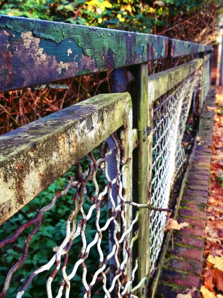 Wire mesh fence wire braid photo