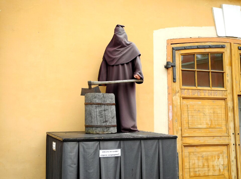 Executioner history sculpture