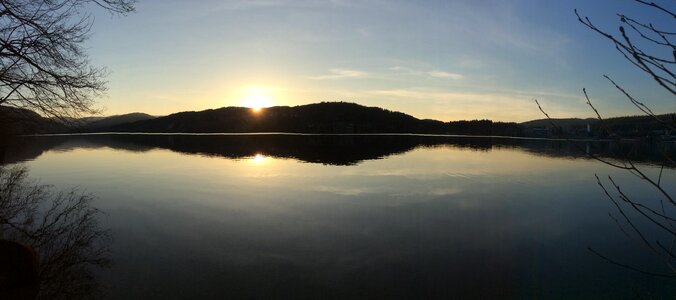 Peace nature abendstimmung
