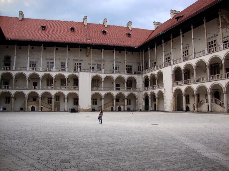 Monument castle courtyard
