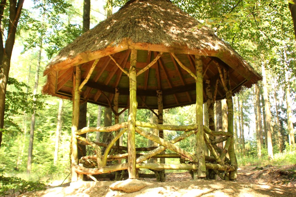 Rest house summer nature
