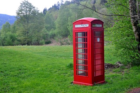 Unusual phone box vosges