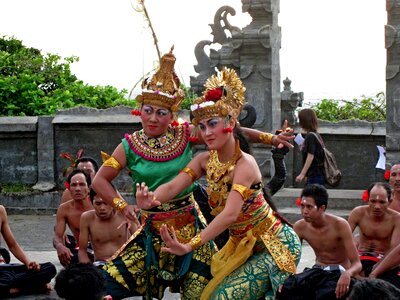 Traditional balinese festival photo