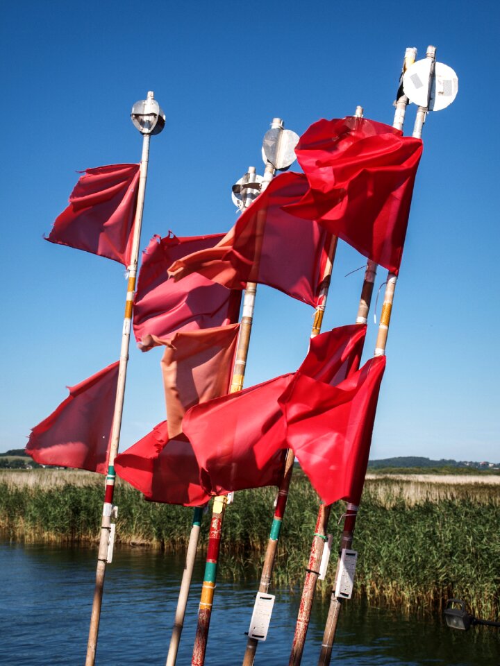 Reed fishing signalflag