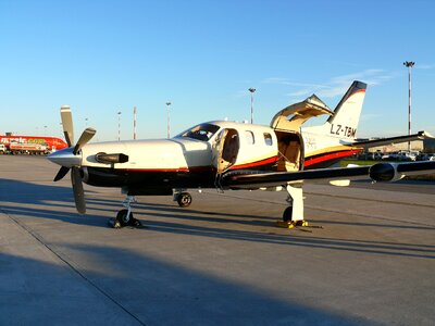 Runabout private jet airport photo