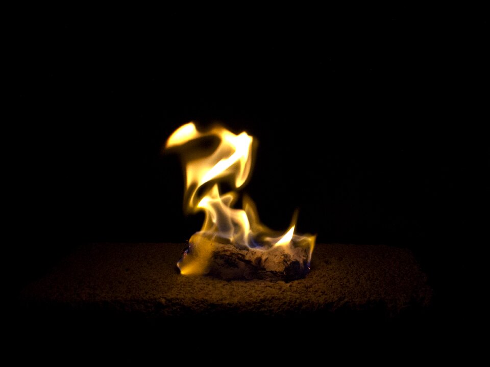 Fire darkness ablaze