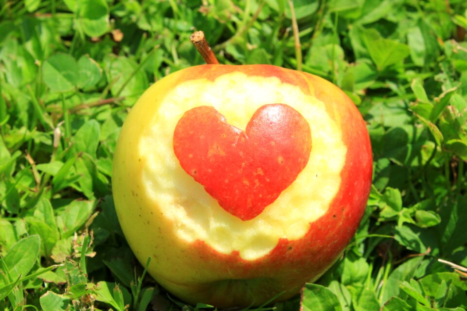 Heart fruits delicious