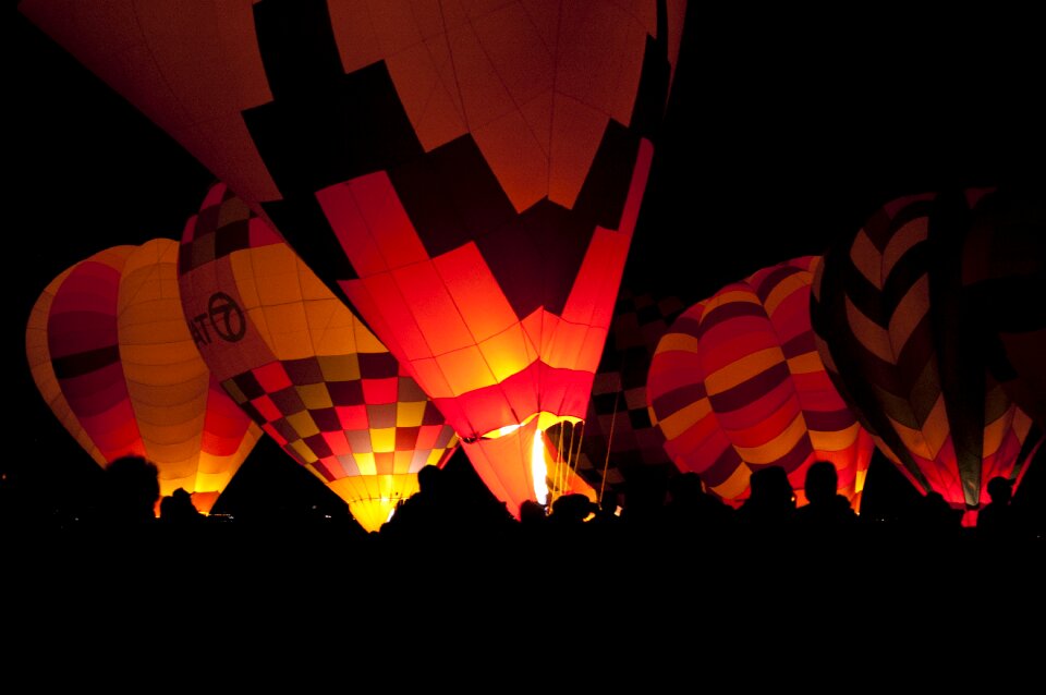 Lift off start balloons