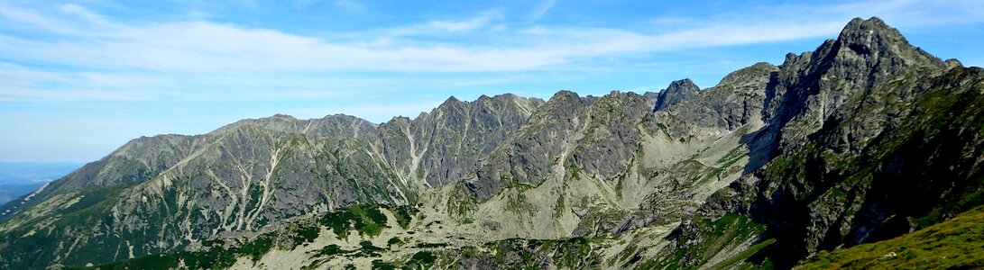 Mountains landscape the high tatras