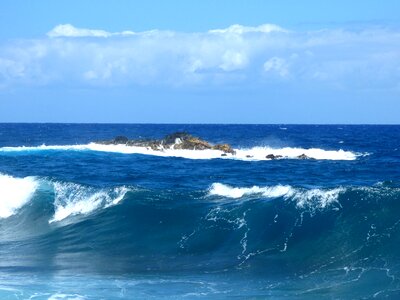 Hawaii sea waves