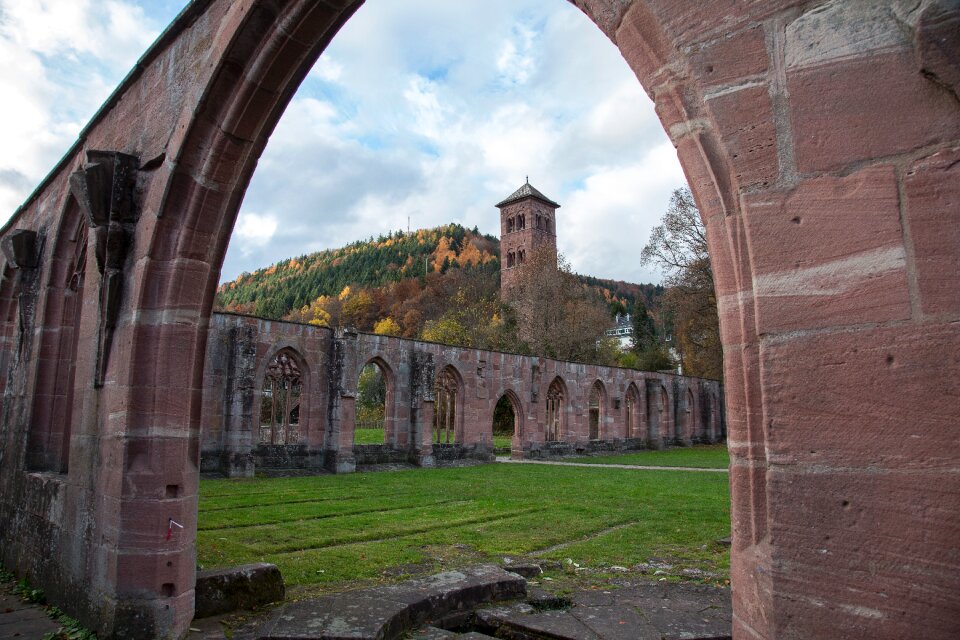 Monastery remains of a wall hirsau