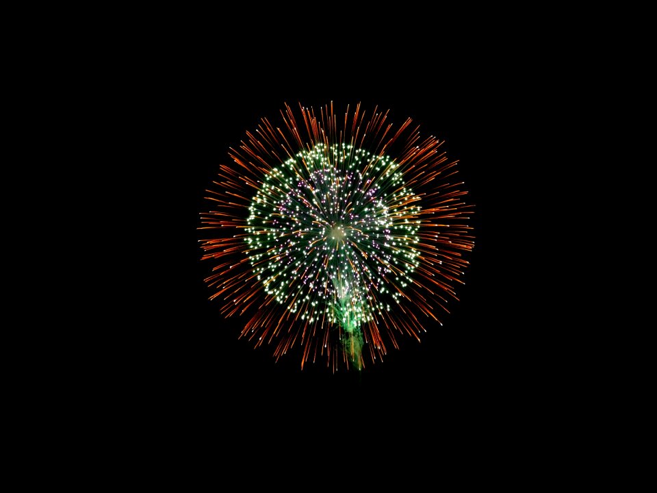 Festival rocket fireworks display