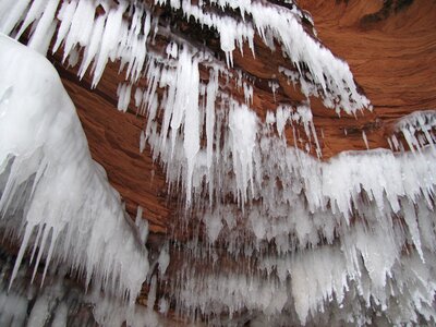 Icicles lake superior