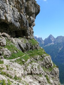 Mountains dolomites climb photo