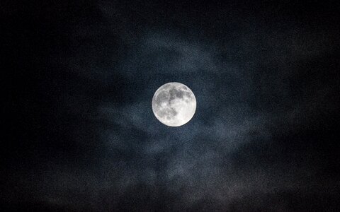 Sky the full moon lunar surface photo