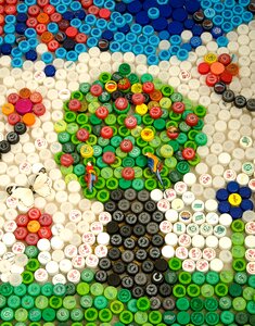 Caps brazil texture