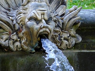 Fountain park fountain water jet