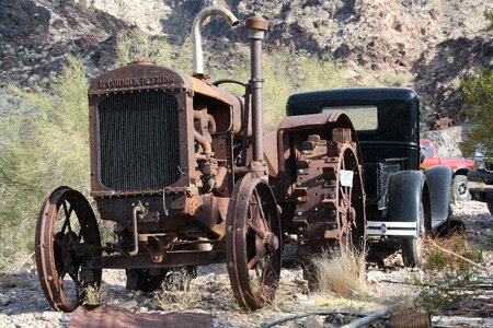 Ghost town rust tractor photo