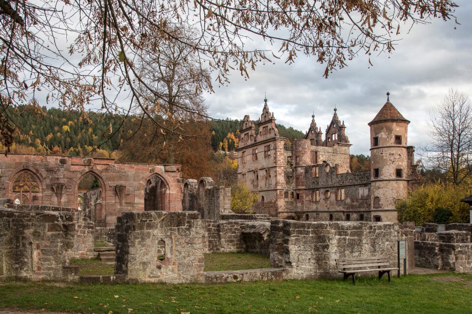 Monastery remains of a wall hirsau