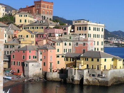 Genoa village landscape photo
