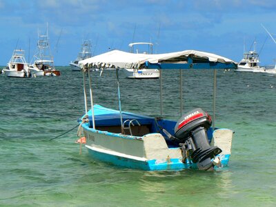 Boat light ocean