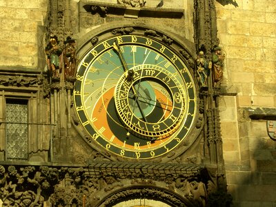 Clock bell tower czech republic