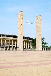 Architecture facade stadium