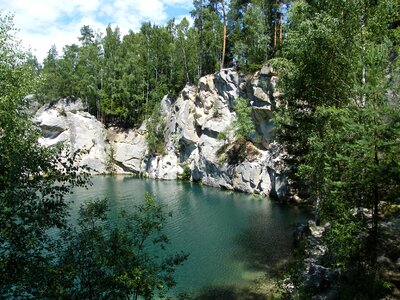 Lake summer water