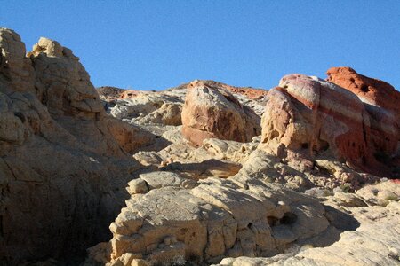 Nevada valley of fire stone formation photo