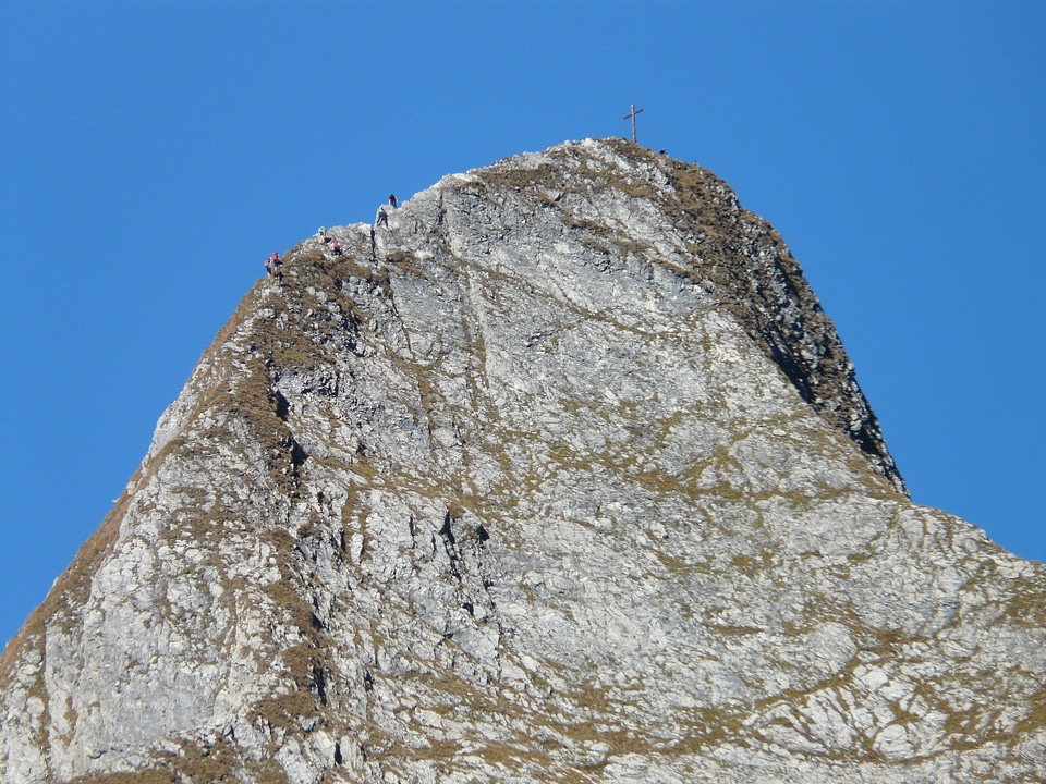 Summit cross mountains summit
