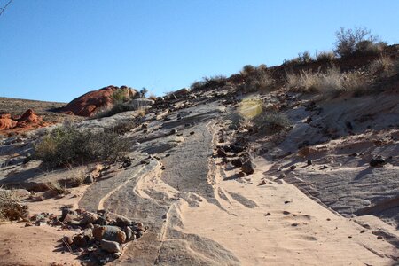 Nevada valley of fire stone formation