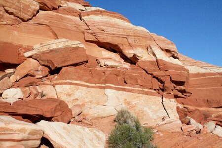 Nevada valley of fire stone formation photo