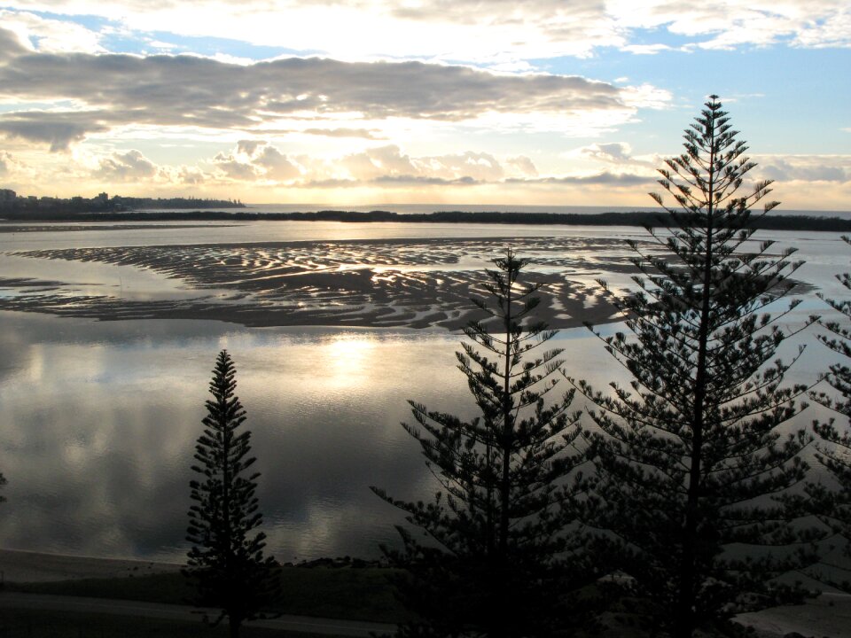 Morning sunrise beach vacation photo